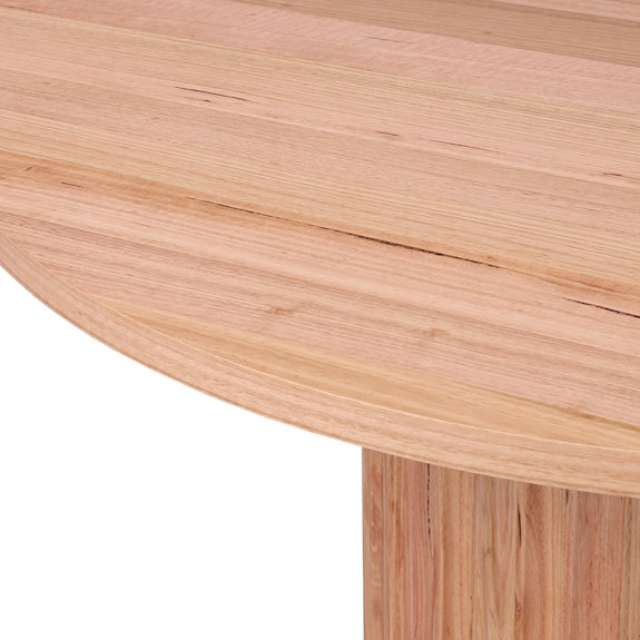 Caesar 135cm Round Dining Table - Messmate/Natural
