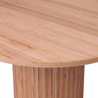 Caesar 135cm Round Dining Table - Messmate/Natural