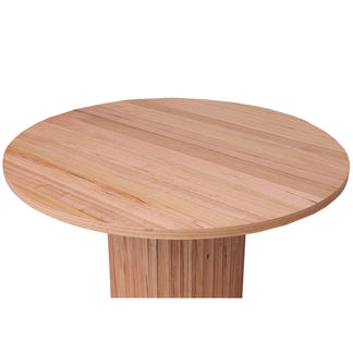 Caesar 135cm Round Dining Table - Messmate/Natural