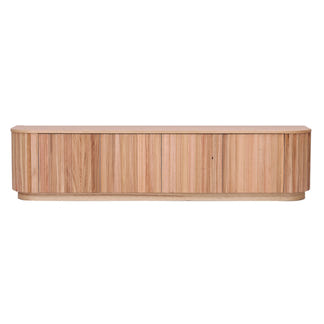 Ceasar 2062mm Timber Entertainment Unit - Messmate/Natural