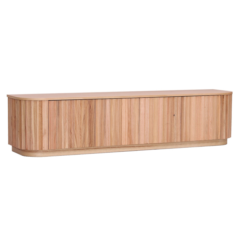 Ceasar 2062mm Timber Entertainment Unit - Messmate/Natural