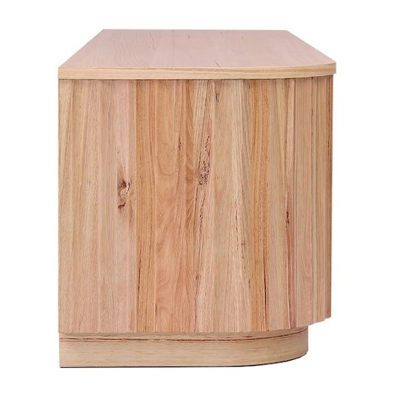 Ceasar 2062mm Timber Entertainment Unit - Messmate/Natural