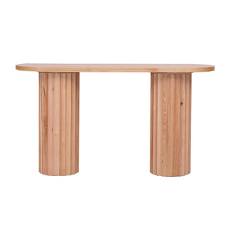 Caesar 150cm Timber Hall Table - Messmate/Natural