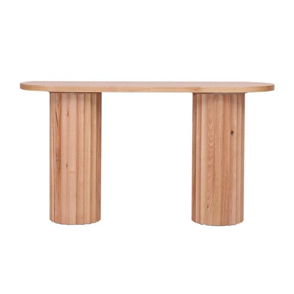 Caesar 150cm Timber Hall Table - Messmate/Natural