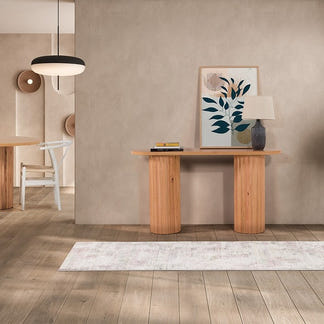 Caesar 150cm Timber Hall Table - Messmate/Natural