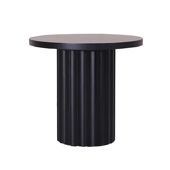 Caesar Round Table Caesar Round Lamp Table - Messmate/Black – Stan Cash