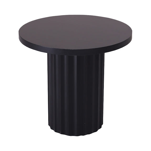 Caesar Round Table Caesar Round Lamp Table - Messmate/Black – Stan Cash