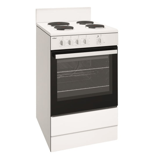 Chef 54cm Electric Upright Cooker - White