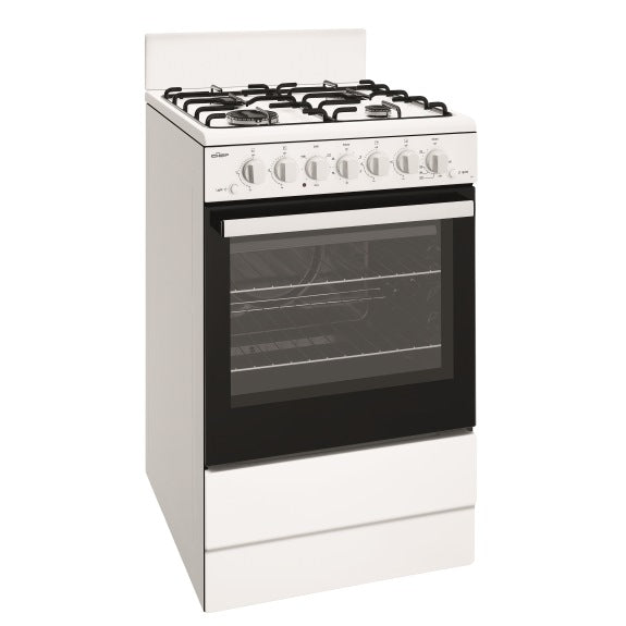 CHEF 54cm Freestanding Gas Cooker - White