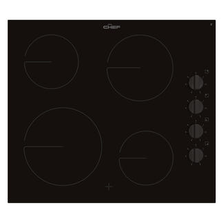Chef 60cm 4 Zone Ceramic Cooktop