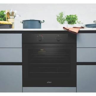 Chef 60cm Built-In Oven with 3 Functions - Dark Stainless Steel