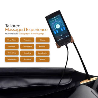 Chi-Link Executive Massage Chair - Black/Gold