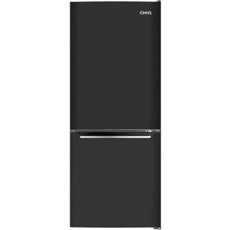 CHiQ 283L Bottom Mount Fridge Freezer -  Black