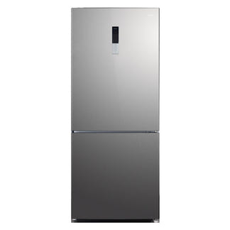 CHiQ 396L Bottom Mount Fridge Freezer - Stainless Steel
