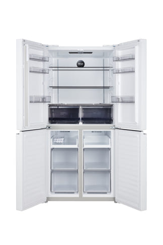 CHiQ 503L Quad Door Fridge Freezer - White