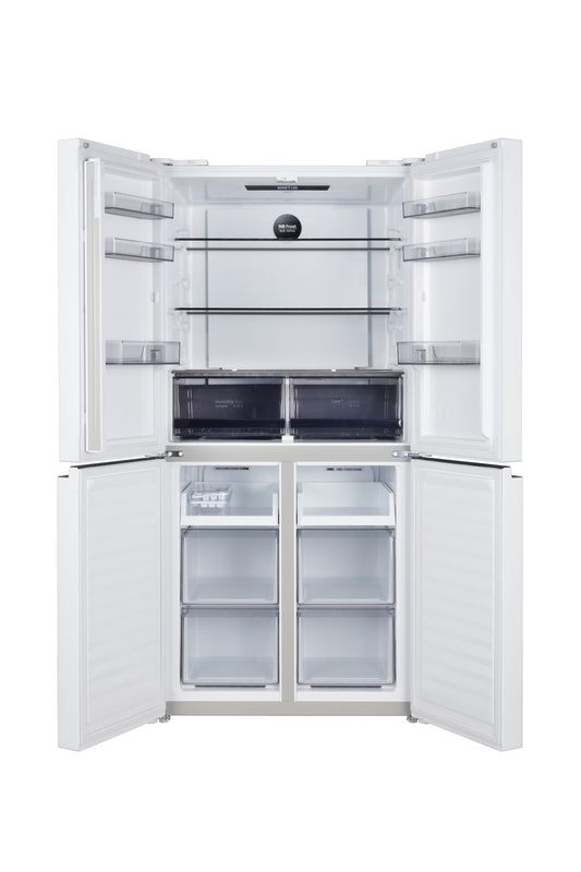 CHiQ 503L Quad Door Fridge Freezer - White