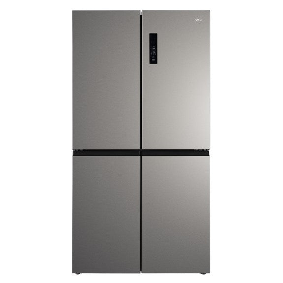 CHiQ 601L Quad Door Fridge Freezer - Silver