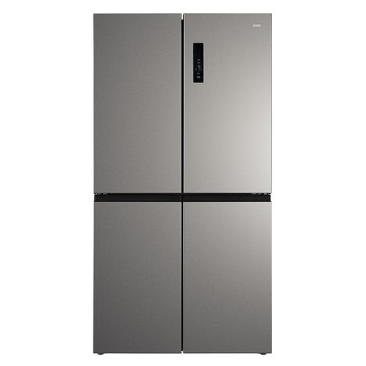 CHiQ 601L Quad Door Fridge Freezer - Silver