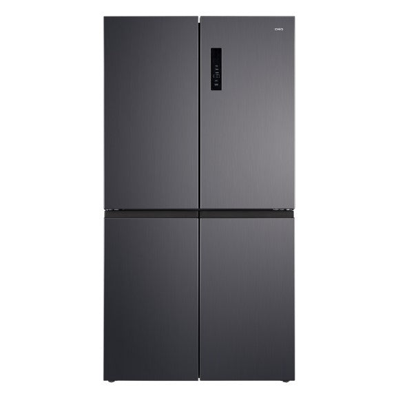 CHiQ 601L French Door Refrigerator - Black Steel