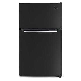 CHiQ 86L Top Mount Fridge Freezer - Black