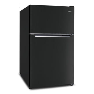 CHiQ 86L Top Mount Fridge Freezer - Black