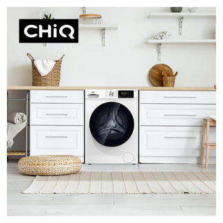 CHiQ 8.5/5kg Front Load Washer & Dryer Combo - White