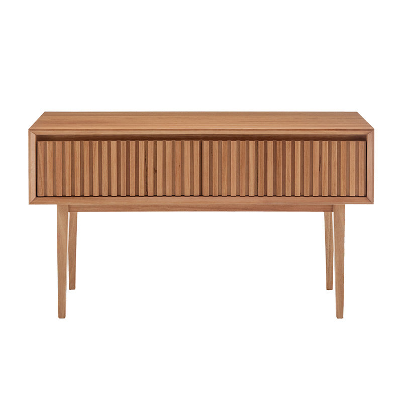 Cleo 130cm 2 Drawer Timber Hall Table - Natural