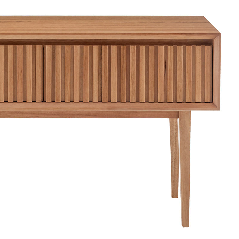 Cleo 130cm 2 Drawer Timber Hall Table - Natural