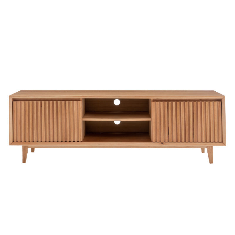 Cleo 1800mm Timber Entertainment Unit - Natural