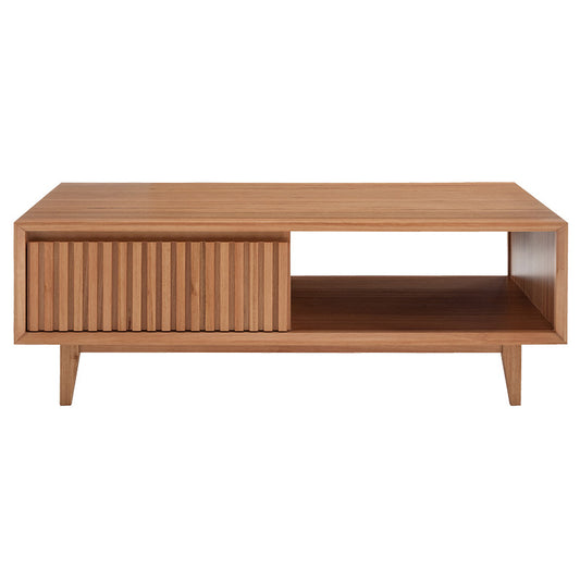 Cleo Single Drawer Coffee Table - Natural
