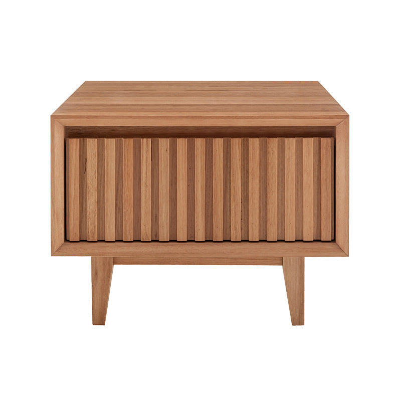 Cleo Single Drawer Lamp Table - Natural