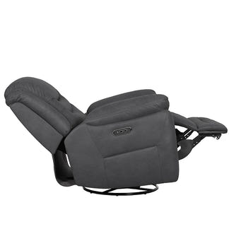 Cleveland Swivel Gliding Reclinerr - Suave Anchor Fabric