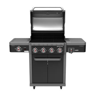 Coleman Revolution 4 Burner BBQ with Side Burner - Black Gloss