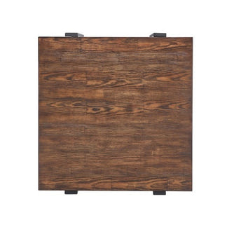 Cottage Lamp Table - Rustic Pine/Black