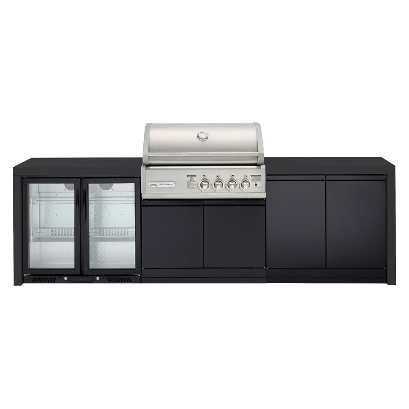 Crossray Premium 4B Outdoor Kitchens - Black