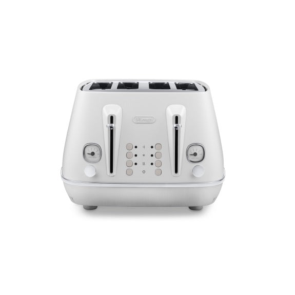 DeLonghi Distinta Moments 4 Slice Toaster - Sunset White