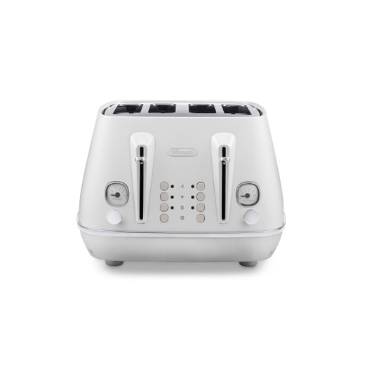 DeLonghi Distinta Moments 4 Slice Toaster - Sunset White