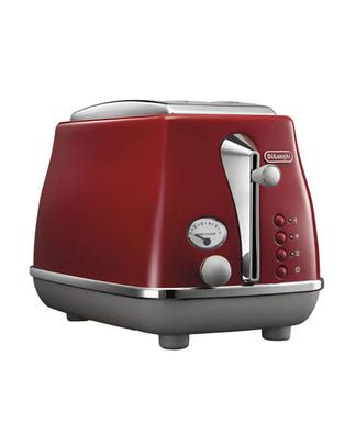 DeLonghi Icona Capitals 2 Slice Toaster - Tokyo Red