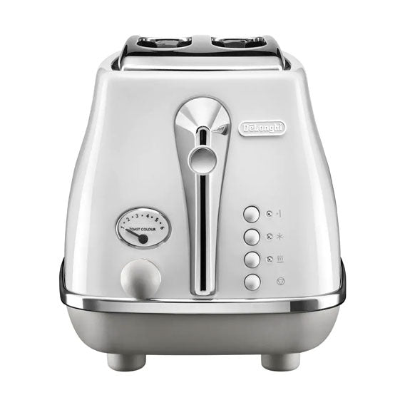 DeLonghi Icona Capitals 2 Slice Toaster - Sydney White