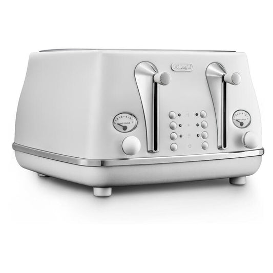 DeLonghi Icona Capitals 4-Slice Toaster - Sydney White