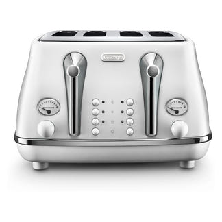 DeLonghi Icona Capitals 4-Slice Toaster - Sydney White