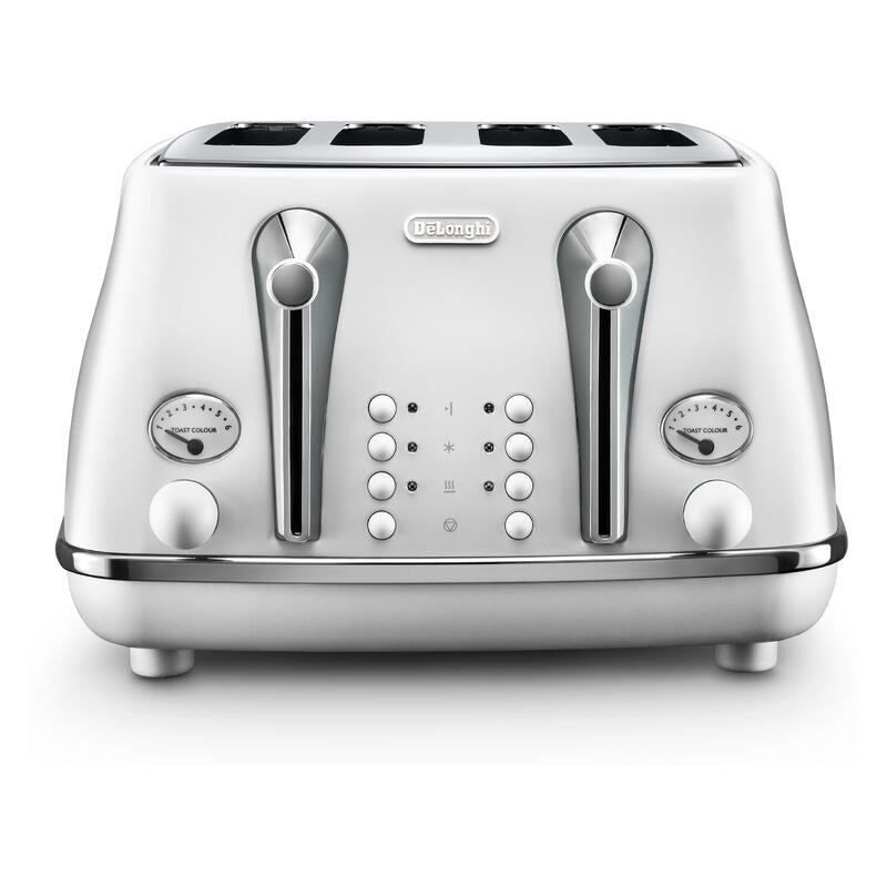 DeLonghi Icona Capitals 4-Slice Toaster - Sydney White