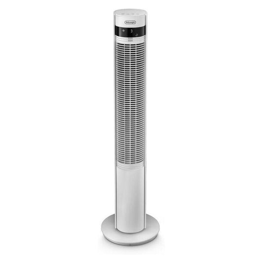 DeLonghi 110cm Oscillating Tower Fan - White