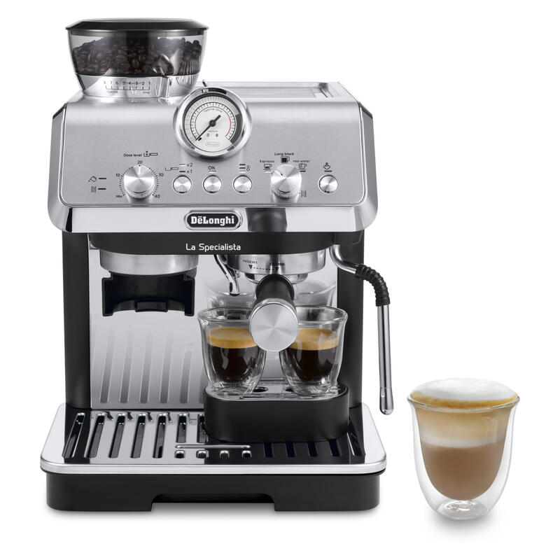 DeLonghi La Specialista Arte Manual Coffee Machine - Metal Black