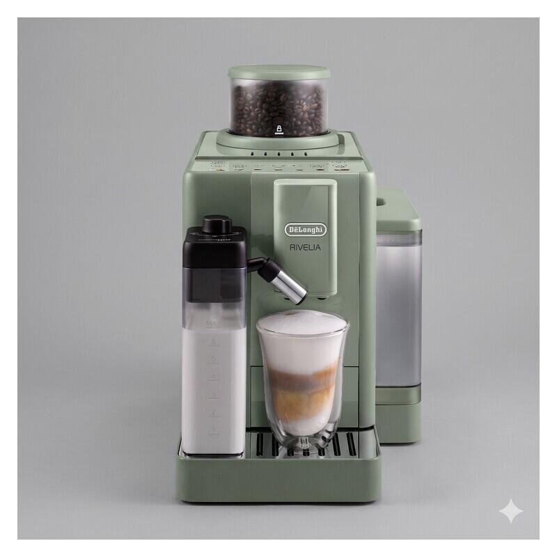 DeLonghi Rivelia Lite Fully Automatic Coffee Machine - Green