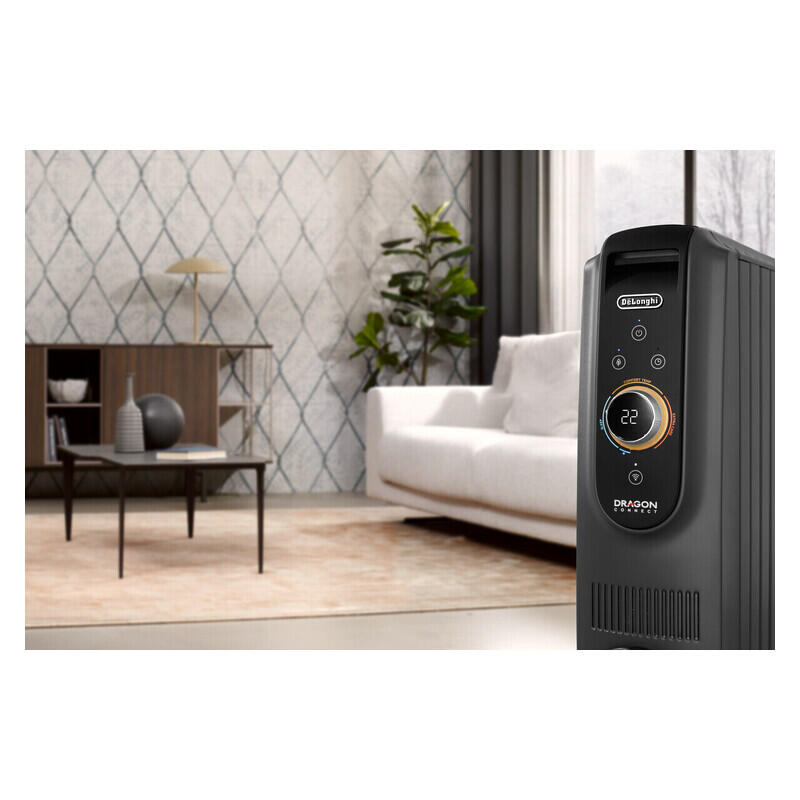 DeLonghi 2400W Dragon 5 Pro Smart Oil Column Heater