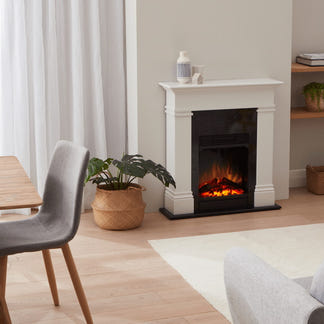 Dimplex Taylor Mini Suite LED Electric Fireplace - White