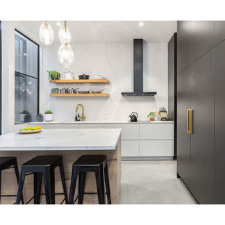 Schweigen 90cm Silent Canopy Rangehood for Moderate Cooking - Black