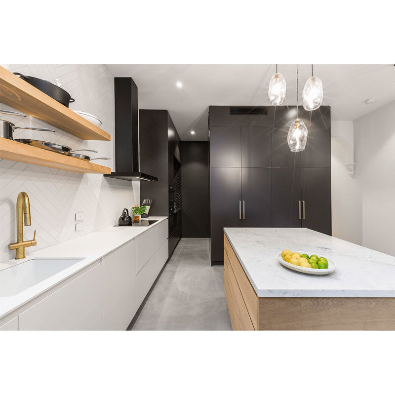 Schweigen 90cm Rangehood Canopy Silent Moderate Cooking - Black