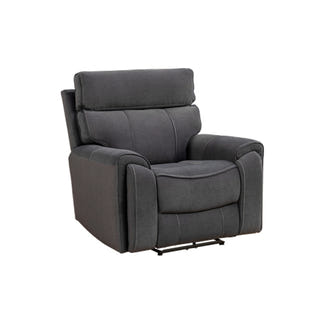 Dynasty 2+1+1 Electric Fabric Recliner Suite - Charcoal